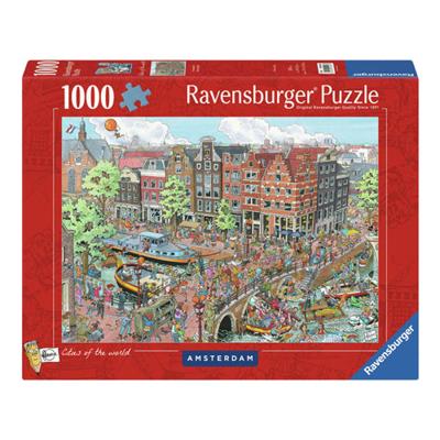 Ravensburger puzzel fleroux amsterdam 1000 stukjes