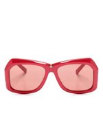 Marni Eyewear lunettes de soleil Tiznit à monture géométrique - Rouge