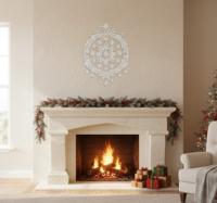 Kerst sticker venstertattoos wit