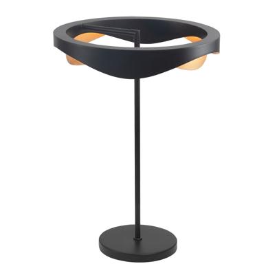 Highlight Design tafellampAscoli zwart met goud Ø 36cm - T1540.01