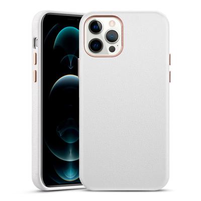 iPhone 12 Pro Max Metro Premium Leather Case - White