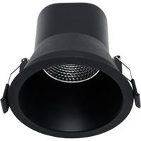 Profolux LED downlighter zwart reflector 6W 4000K dimbaar - LED2470