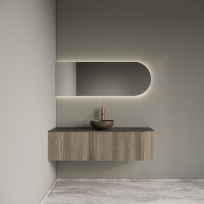 Badkamermeubelset Gliss Design Alluro 140 cm Links Corn Silk