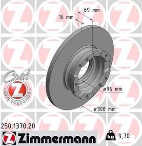 Remschijf Coat Z 250137020