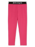 Palm Angels Kids legging à logo imprimé - Rose