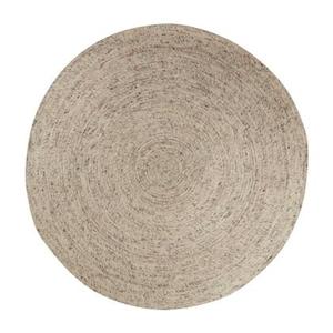 Interieur05 Wollen vloerkleed Rond Gapo Beige|wit 250cm