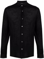 Dell'oglio chemise en maille fine - Noir