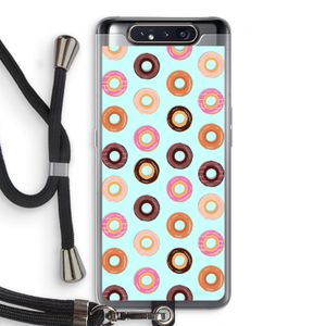 Donuts: Samsung Galaxy A80 Transparant Hoesje met koord