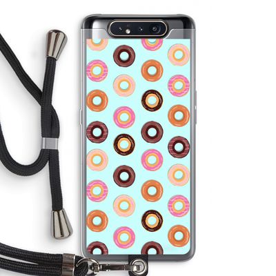 Donuts: Samsung Galaxy A80 Transparant Hoesje met koord