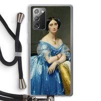 Eleonore: Samsung Galaxy Note 20 / Note 20 5G Transparant Hoesje met koord