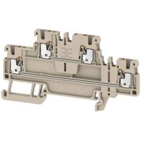 Weidmüller 2469370000 Doorgangsklem 2-etages 3.50 mm Spanveer Beige 50 stuk(s)