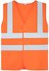 Korntex KX127K Childrens Safety Vest Esbjerg - 4 Reflective Stripes - Signal Orange - S