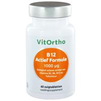 VitOrtho B12 Actief formule 1000 mcg (60 zuigtabl) - thumbnail