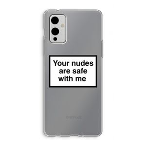 Safe with me: OnePlus 9 Transparant Hoesje