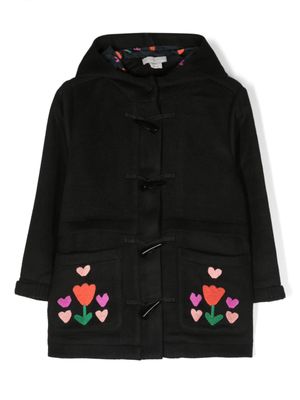 Stella McCartney Kids Donsjas met capuchon - Zwart Stella McCartney Kids Donsjas met capuchon - Zwart
