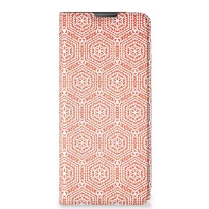 Motorola Moto E20 Hoesje met Magneet Pattern Orange