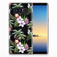 Samsung Galaxy Note 8 | TPU Hoesje | Flamingo Palms