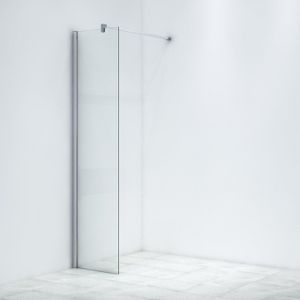 Saniclass Bellini Inloopdouche - 50x200cm - helder glas - chroom WR50-C/C