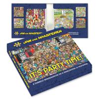 Kaartenmapje Jan van Haasteren Party Time 8 Stuks