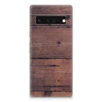 Google Pixel 6 Pro | Bumper Hoesje | Old Wood