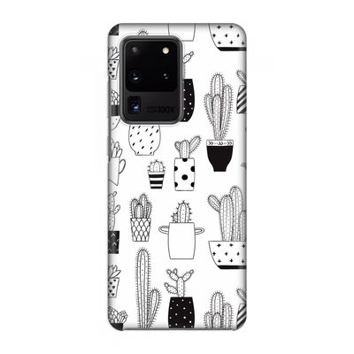 Cactusmotief: Volledig geprint Samsung Galaxy S20 Ultra Hoesje