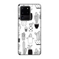 Cactusmotief: Volledig geprint Samsung Galaxy S20 Ultra Hoesje