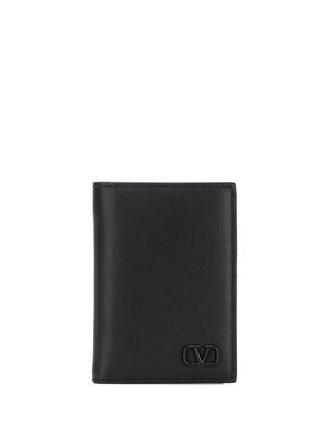 Valentino Garavani porte-cartes pliant à détail VLogo Signature - Noir