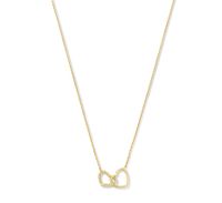 TFT Collier Geelgoud Hartjes 0,8 mm 40 - 42 - 44 cm - thumbnail