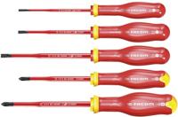 Facom atp.j5tvepb | set | geïsoleerde schroevendraaiers | extra dun bled | sleuf | pz - atp.j5tvepb