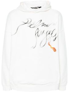 Palm Angels hoodie FoggyPA en coton - Blanc