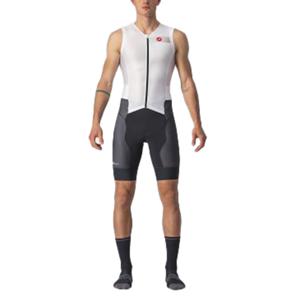 Castelli Free Sanremo 2 trisuit mouwloos wit/zwart heren S