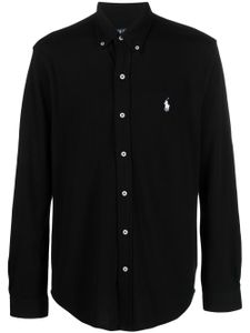 Polo Ralph Lauren chemise Polo Pony à col boutonné - Noir