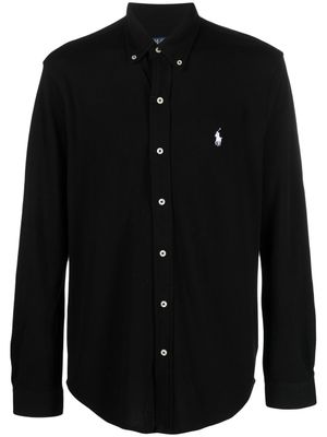 Polo Ralph Lauren chemise Polo Pony à col boutonné - Noir