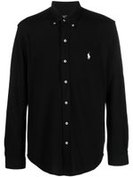 Polo Ralph Lauren chemise Polo Pony à col boutonné - Noir