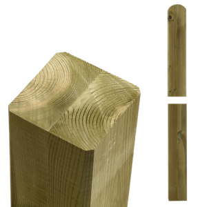Geimpregneerde Tuinpalen Hout 9 x 9 x 98 CM