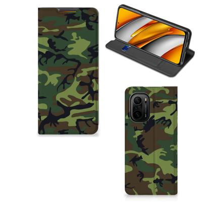 Xiaomi Mi 11i | Poco F3 | Hoesje met Magneet | Army Dark