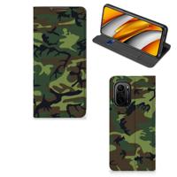 Xiaomi Mi 11i | Poco F3 | Hoesje met Magneet | Army Dark