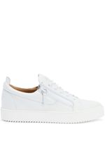 Giuseppe Zanotti Frankie tonal leather sneakers - Blanc - thumbnail