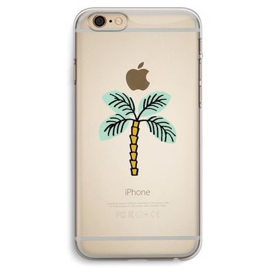 Palmboom: iPhone 6 Plus / 6S Plus Transparant Hoesje