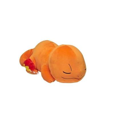 Salameche Sleeps knuffel 40 cm - BANDAI - Pokémon - dekbed of kussen voor kinderen vanaf 2 jaar