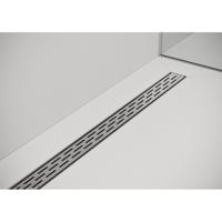Easy Drain Compact afvoergoot 6x80cm enkele plaat met zijuitloop 50mm RVS edcom800-50
