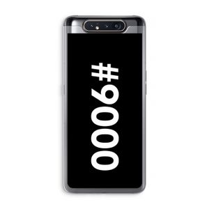 #9000: Samsung Galaxy A80 Transparant Hoesje