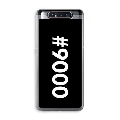 #9000: Samsung Galaxy A80 Transparant Hoesje