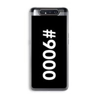 #9000: Samsung Galaxy A80 Transparant Hoesje