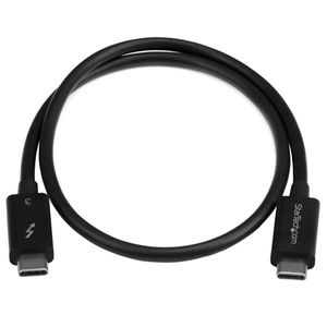 StarTech.com Thunderbolt 3 (40Gbps) USB-C kabel Thunderbolt, USB en Displayport compatibel 0.5m