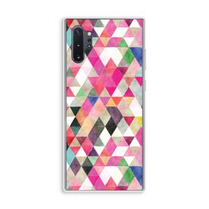 Gekleurde driehoekjes: Samsung Galaxy Note 10 Plus Transparant Hoesje