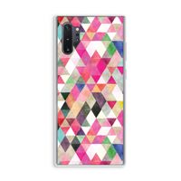 Gekleurde driehoekjes: Samsung Galaxy Note 10 Plus Transparant Hoesje