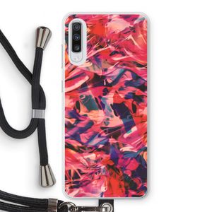 California: Samsung Galaxy A70 Transparant Hoesje met koord