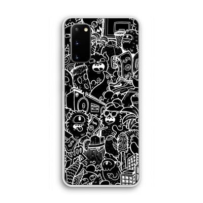 Vexx Black City : Samsung Galaxy S20 Transparant Hoesje