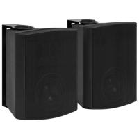 Stereoluidsprekers wandgemonteerd 2 st 120 W zwart Stereoluidsprekers wandgemonteerd 2 st 120 W zwart